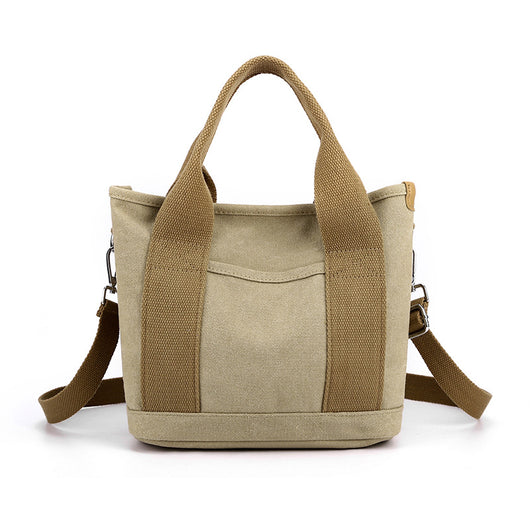 Bolsa de Lona Estilo Coreano de Gran Capacidad para Viajes y Uso Diario - Image 9