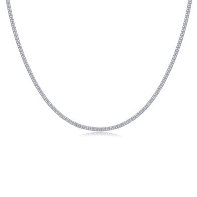 Collar Colgante Lujo Invierno - Plata S925 Baño Platino con Moissanita Premium - Image 2