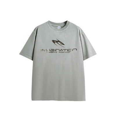 Camiseta Holgada Lavada Efecto Brillante para Hombre - Image 13