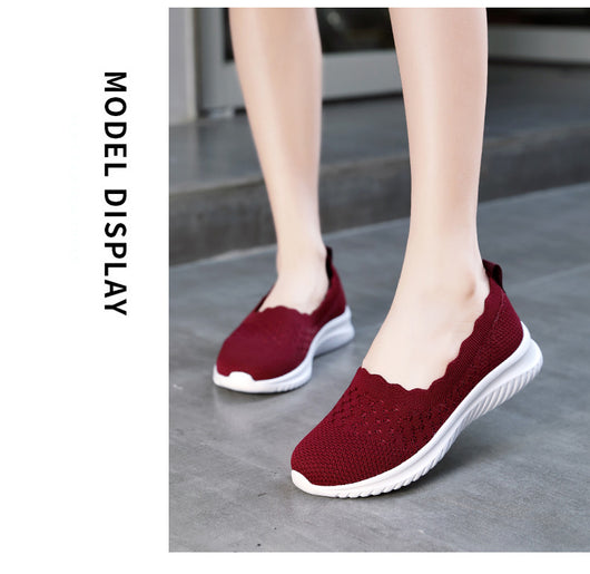 Zapatos Deportivos Tejidos Voladores Talla Grande para Mujer - Image 24