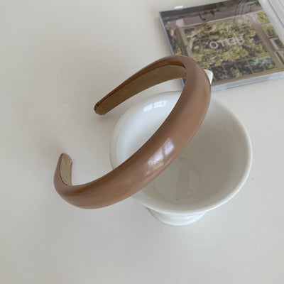 Diadema Retro de Satén con Esponja - Accesorio para Cabello Francés de Ancho Generoso - Image 26