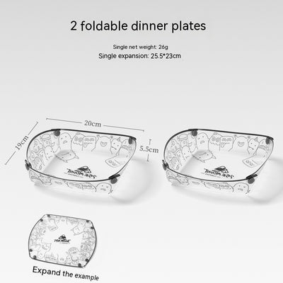 Platos Plegables Portátiles para Viajes y Camping - Image 8