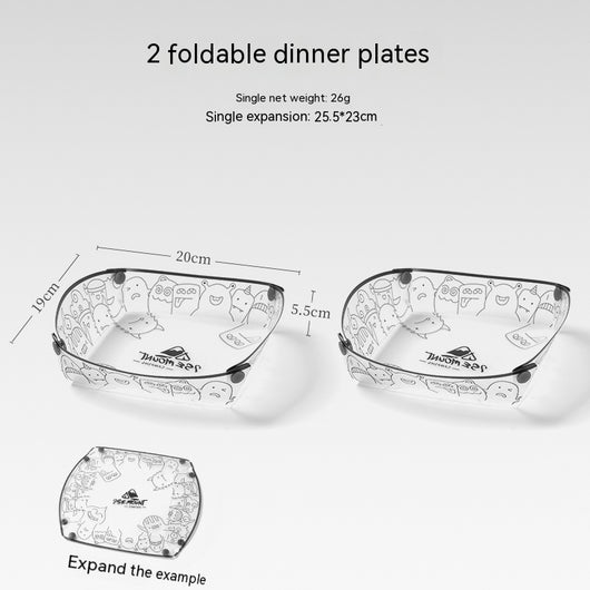 Platos Plegables Portátiles para Viajes y Camping - Image 8