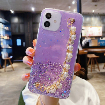 Funda Celular Efecto Cielo Estrellado con Baño de Oro - Image 8