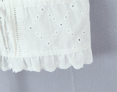 Conjunto de Blusa sin Mangas Bordada y Culotte de Algodón - Image 22