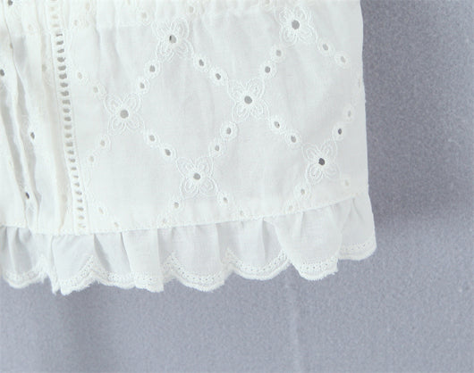 Conjunto de Blusa sin Mangas Bordada y Culotte de Algodón - Image 22