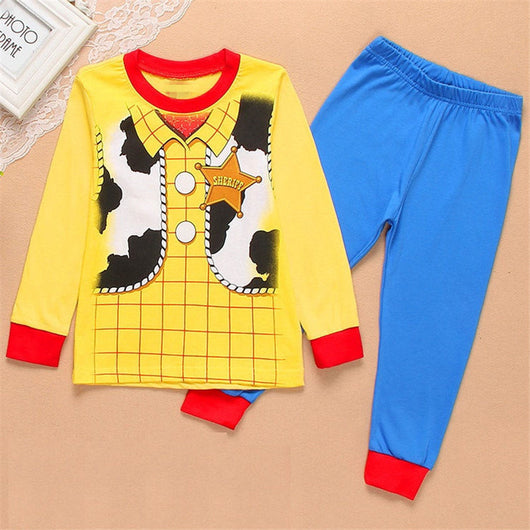 Pijama Infantil de Algodón con Diseño de Dibujos Animados - Image 5