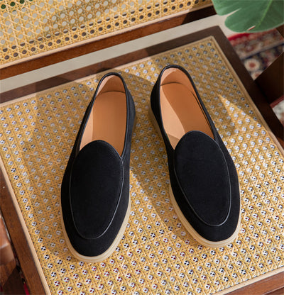 Zapatos Casuales de Ante para Hombre con Suela Gruesa de Goma - Image 8