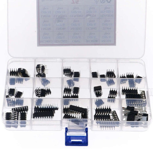 Kit Universal de 75 Circuitos Integrados DIP