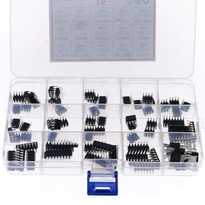 Kit Universal de 75 Circuitos Integrados DIP