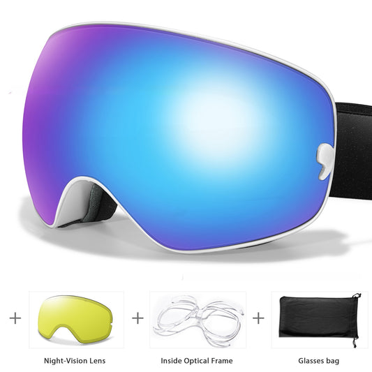 Gafas Deportivas Antivaho para Esquí y Montaña - Protección Ocular Miope Unisex