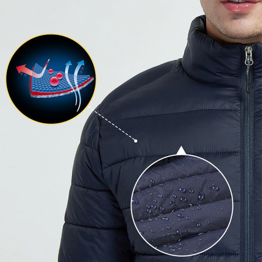 Chaqueta Acolchada Ligera y Cálida para Hombre - Invierno - Image 9