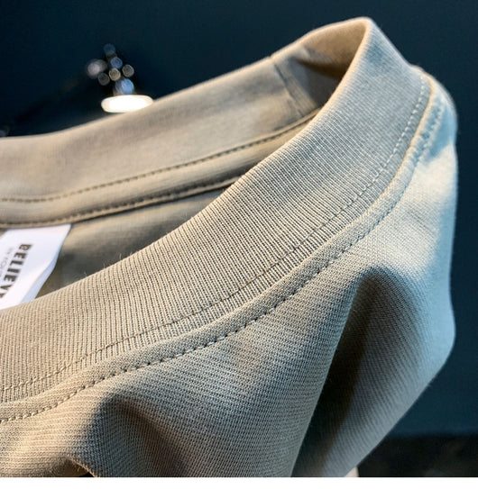 Camiseta Casual para Hombre Verano con Bordado Minimalista - Image 14
