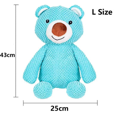Juguete Masticable para Perros Grandes - Peluche Sonoro con Forma de Oso para Entrenamiento Dental - Image 3