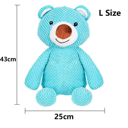 Juguete Masticable para Perros Grandes - Peluche Sonoro con Forma de Oso para Entrenamiento Dental - Image 3