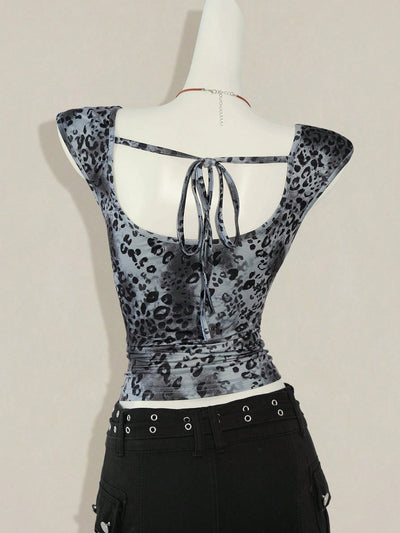 Chaleco Vintage Cuello V con Cintura de Encaje Reductor - Image 19