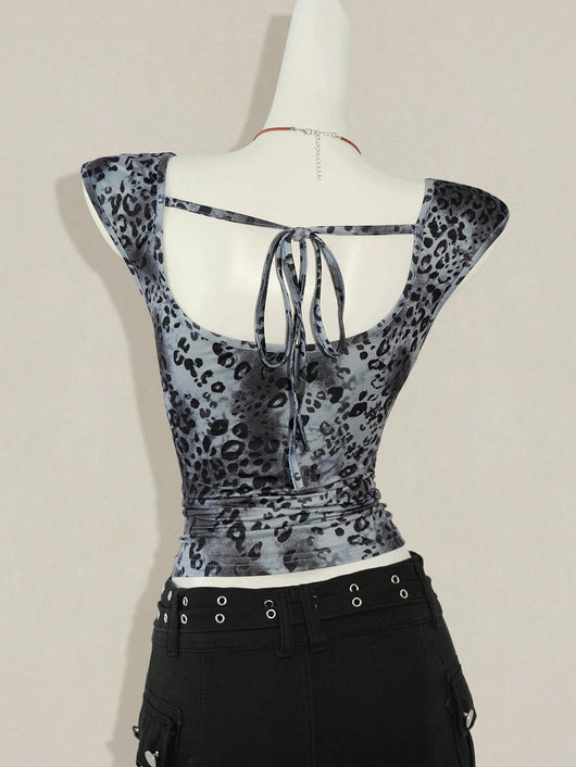 Chaleco Vintage Cuello V con Cintura de Encaje Reductor - Image 19