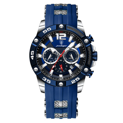 Reloj de Pulsera Multifuncional para Hombre con Banda de Silicona - Image 5