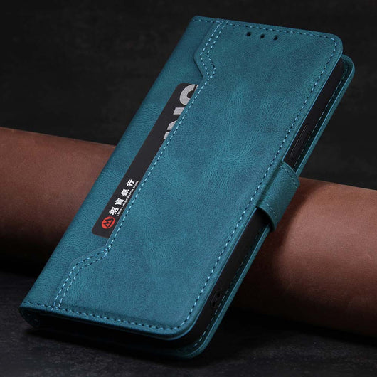 Funda Cartera Tipo Flip para Teléfono con Compartimentos - Image 4