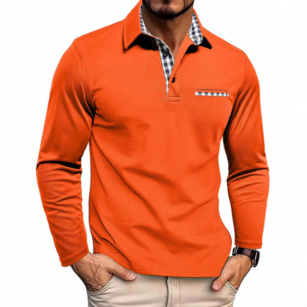 Polo Manga Larga Casual para Hombre - Comodidad y Estilo