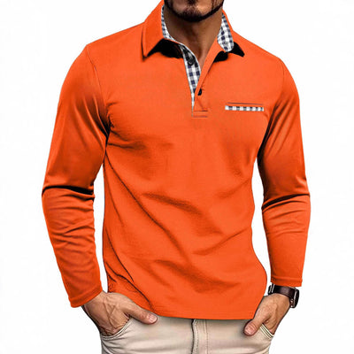 Polo Manga Larga Casual para Hombre - Comodidad y Estilo