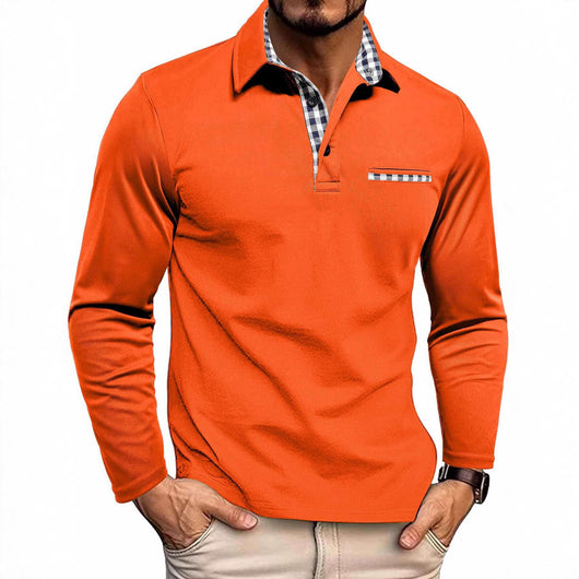 Polo Manga Larga Casual para Hombre - Comodidad y Estilo