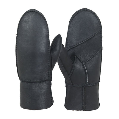 Guantes de Piel de Oveja Genuina con Dedo Dividido para Hombre - Image 5