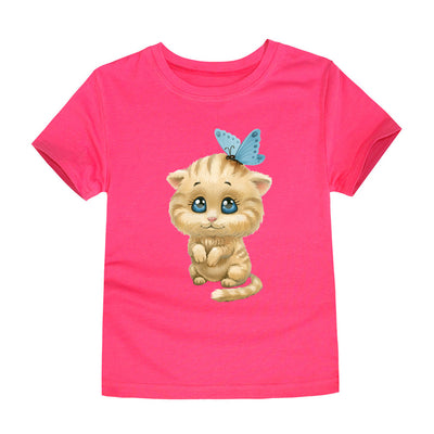 Playera Infantil con Estampado de Animales por Transferencia de Calor - Image 23