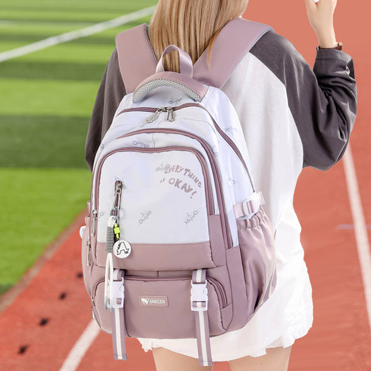 Mochila Escolar de Gran Capacidad Ligera y Moderna