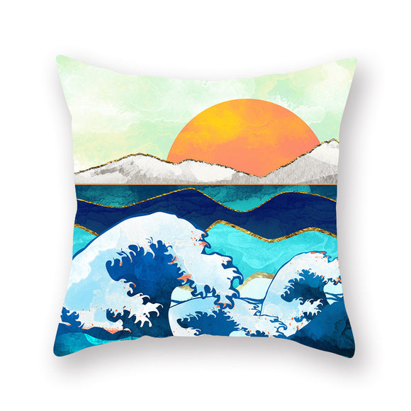 Funda de Almohada Lino Suave Toque Piel de Durazno