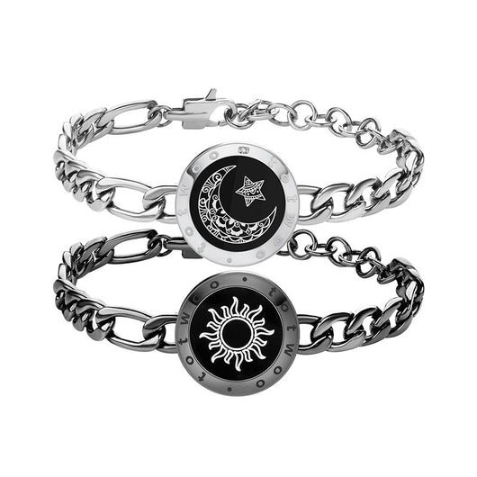 Pulsera Inteligente Sol-Luna para Parejas con Sensor Automático - Image 26