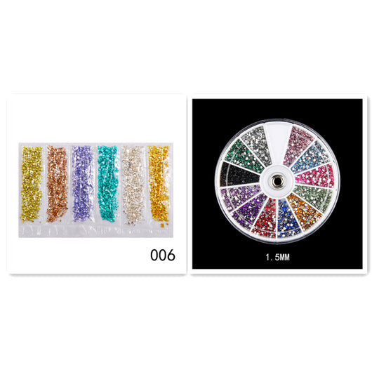 Fragmentos de Vidrio Diamante para Uñas - Acabado Oro y Plata - Image 8