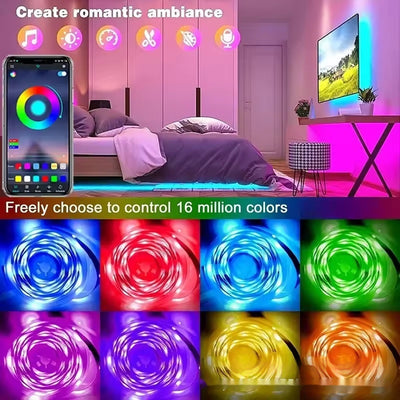 Tira LED RGB USB 5V con Control Bluetooth y App Móvil - Image 2