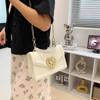 Bolso Cuadrado Portátil con Doble Compartimento Abatible - Image 3