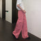 Overol Ancho de Pierna con Bolsillos Grandes - Jeans Casual