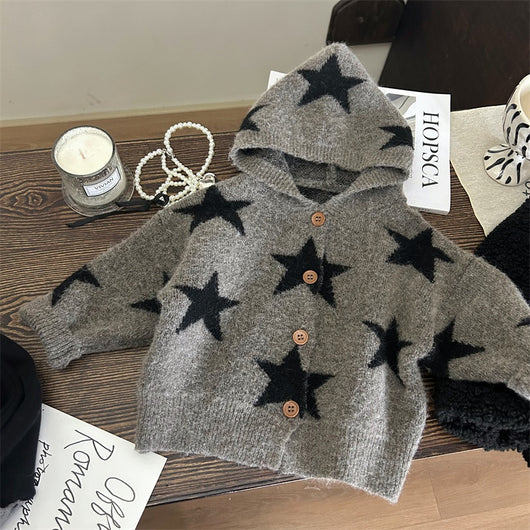 Leggings Acolchados de Terciopelo con Calcetines Estrellas para Niños - Image 15
