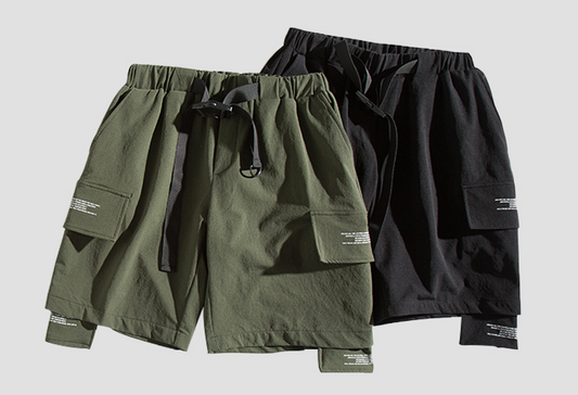 Pantalones Cortos Holgados de Cinco Puntos Estilo Street Wear