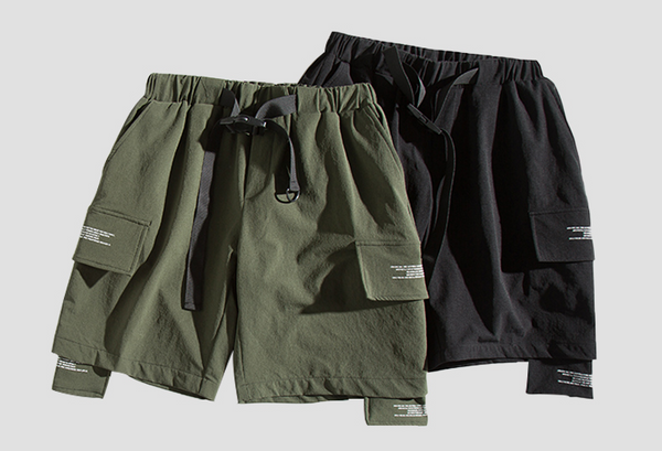 Pantalones Cortos Holgados de Cinco Puntos Estilo Street Wear