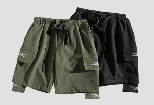 Pantalones Cortos Holgados de Cinco Puntos Estilo Street Wear