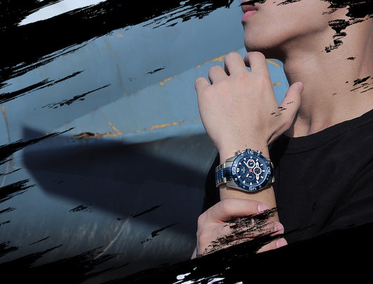 Reloj de Hombre Moderno con Movimiento Luminoso de Precisión - Image 23