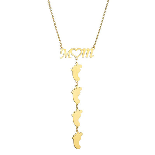 Collar Acero Inoxidable Personalizado con Nombre MOM