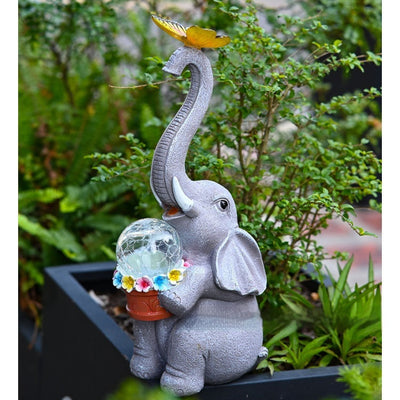 Estatua de Elefante para Jardín - Decoración de Resina Artesanal - Image 12