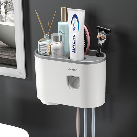 Portacepillos de Pared Premium con Vaso Enjuague Integrado - Image 16
