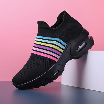 Tenis Deportivos Talla Grande para Mujer con Cojín de Aire y Tejido Volador - Image 2