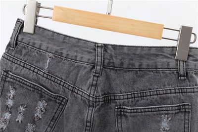 Shorts Vaqueros Holgados de Cintura Alta para Mujer - Image 8