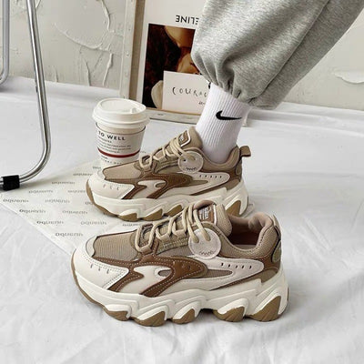 Tenis Deportivos Mujer Otoño Invierno con Bloques de Color - Image 10