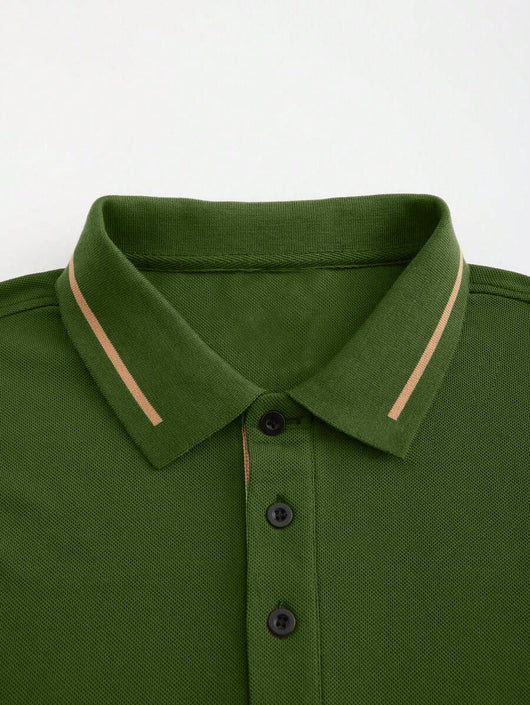 Camisa Casual Transpirable de Manga Corta para Negocios y Commuting - Image 17