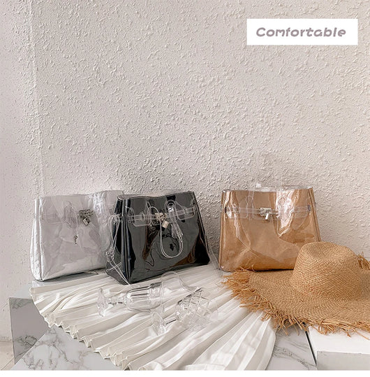 Bolsa Kelly en Papel Kraft Transparente - Image 25