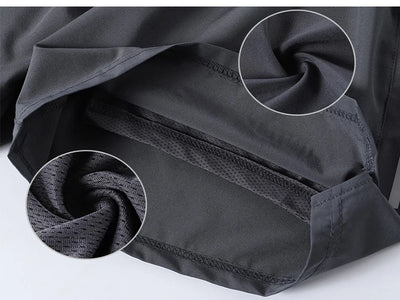 Pantalones Deportivos de Corte 3/4 con Doble Capa para Hombre - Primavera y Verano - Image 14
