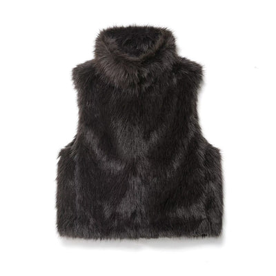 Chaleco de Piel Sintética Suelto y Casual para Mujer - Image 10